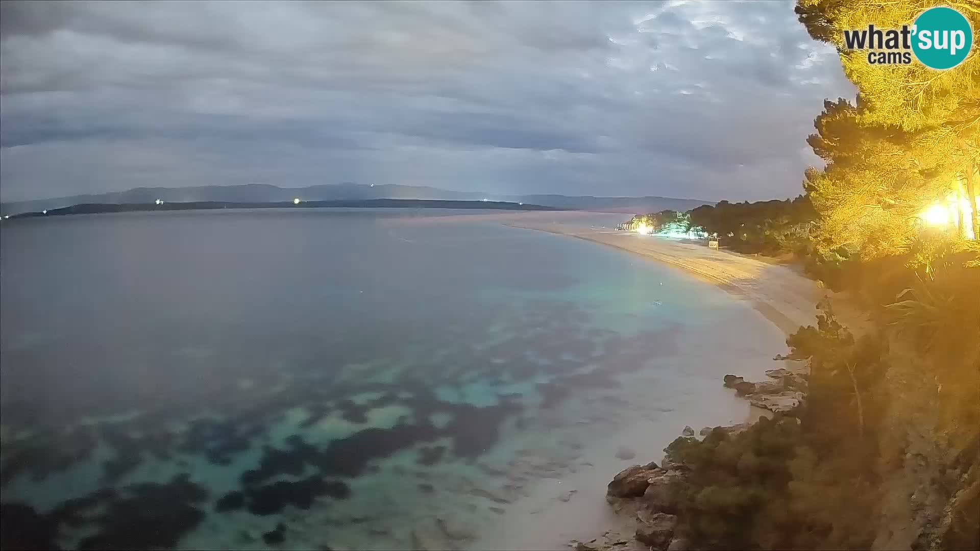 Webcam Zlatni Rat Bol – Liveblick vom berühmten Strand auf Brač