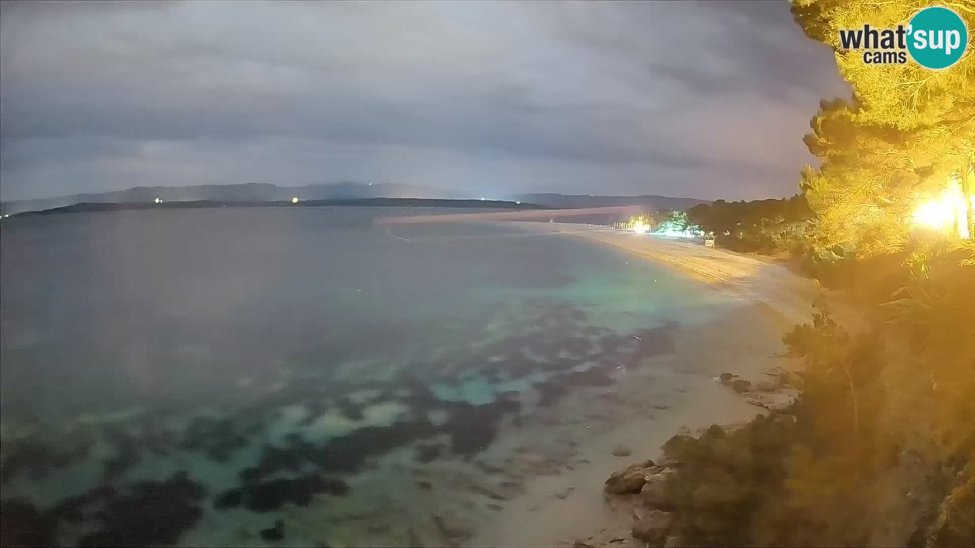 Webcam Bol Zlatni Rat – Vista en vivo desde la isla de Brač