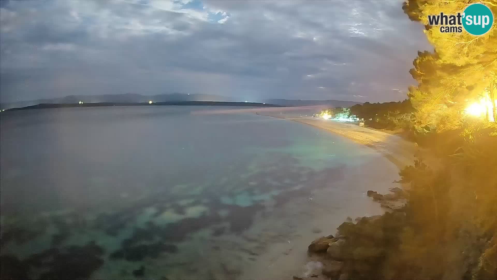 Webcam Zlatni Rat Bol – Liveblick vom berühmten Strand auf Brač
