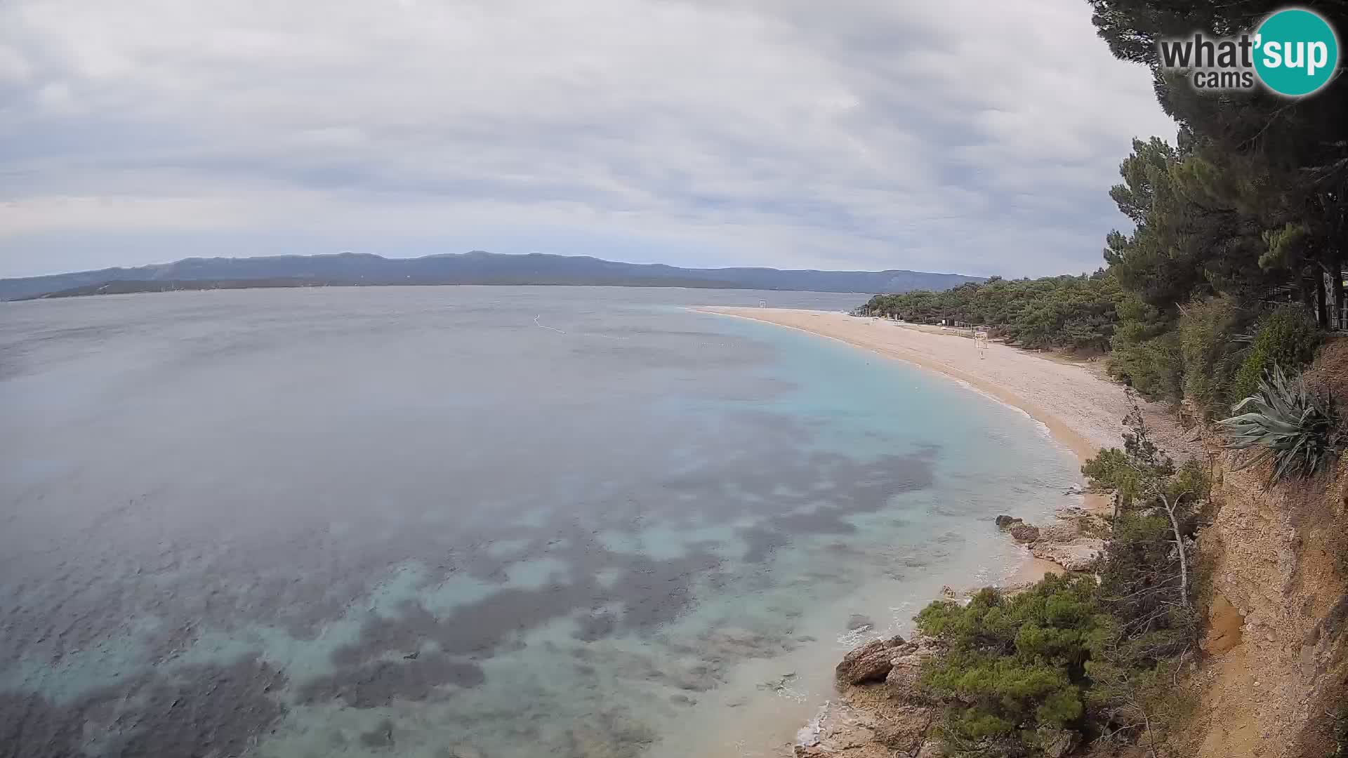 Webcam Bol Zlatni Rat – Vue en direct depuis l’île de Brač
