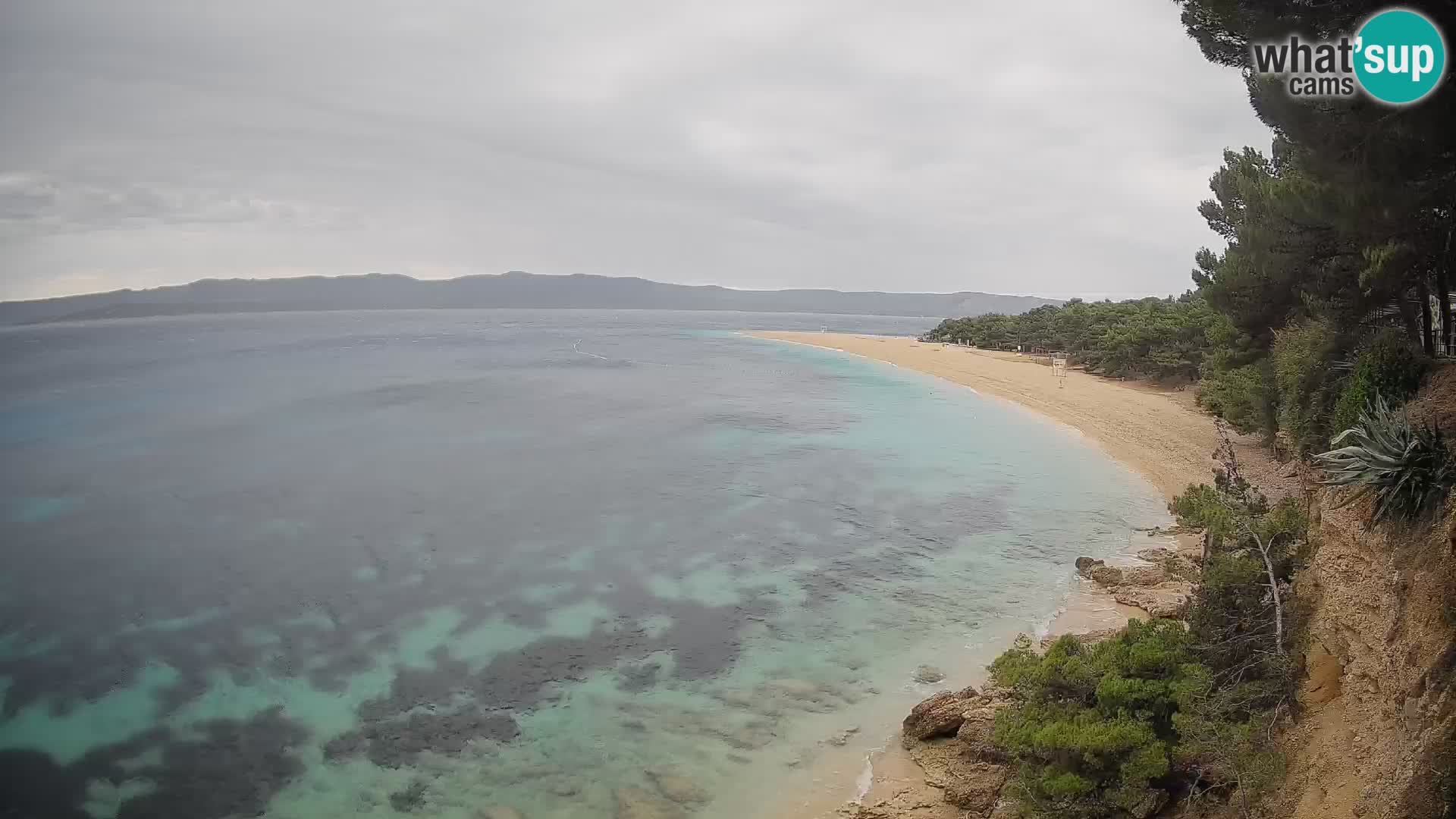 Webcam Bol Zlatni Rat – Vue en direct depuis l’île de Brač
