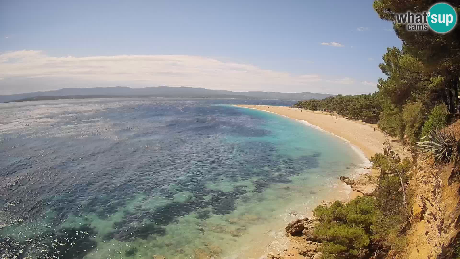 Webcam Bol Zlatni Rat – Vue en direct depuis l’île de Brač