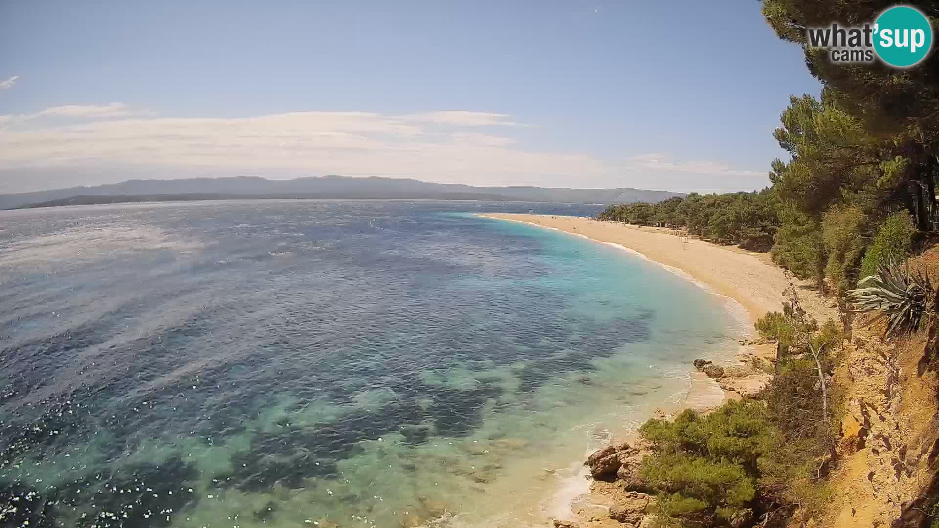 Webcam Bol Zlatni Rat – Vue en direct depuis l’île de Brač