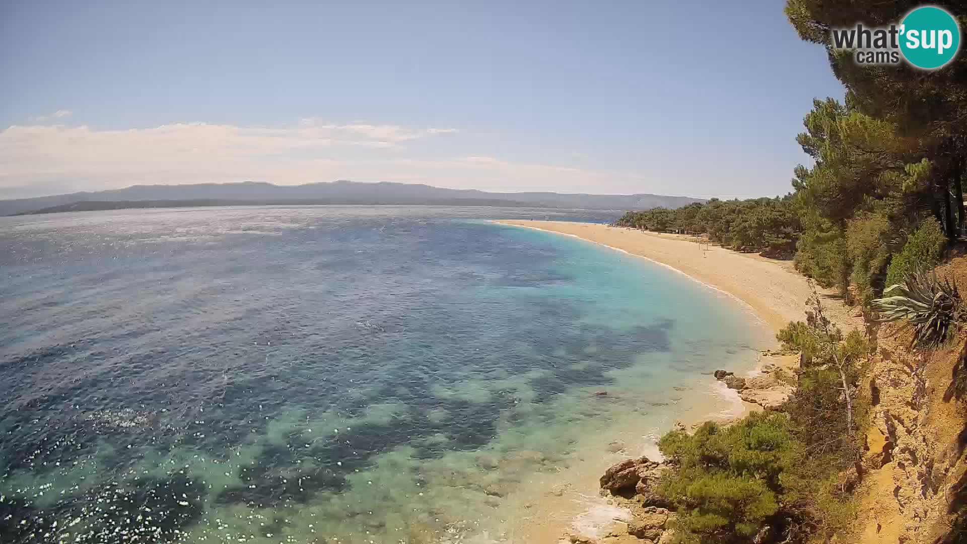 Web kamera Bol Zlatni Rat – Pogled uživo s otoka Brača