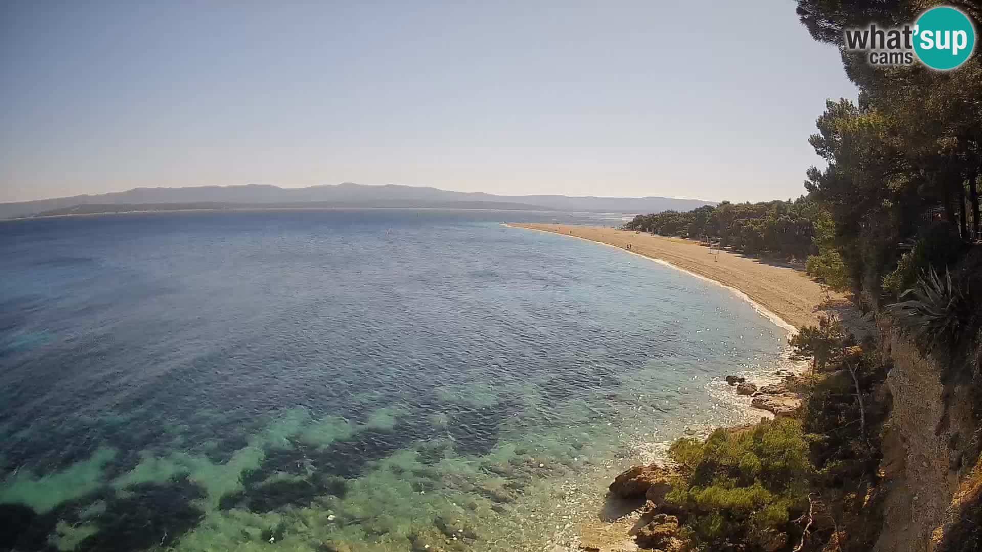 Web kamera Bol Zlatni Rat – Pogled uživo s otoka Brača