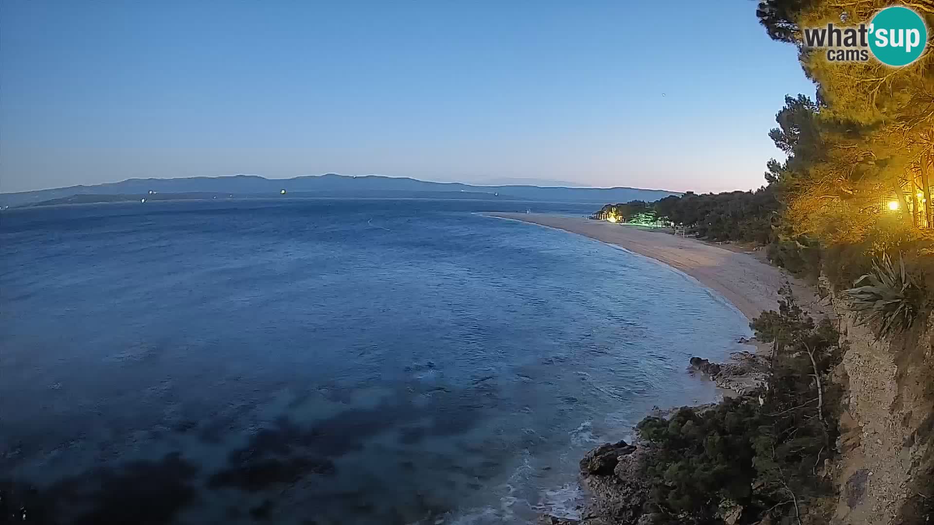 Webcam Bol Zlatni Rat – Vista en vivo desde la isla de Brač