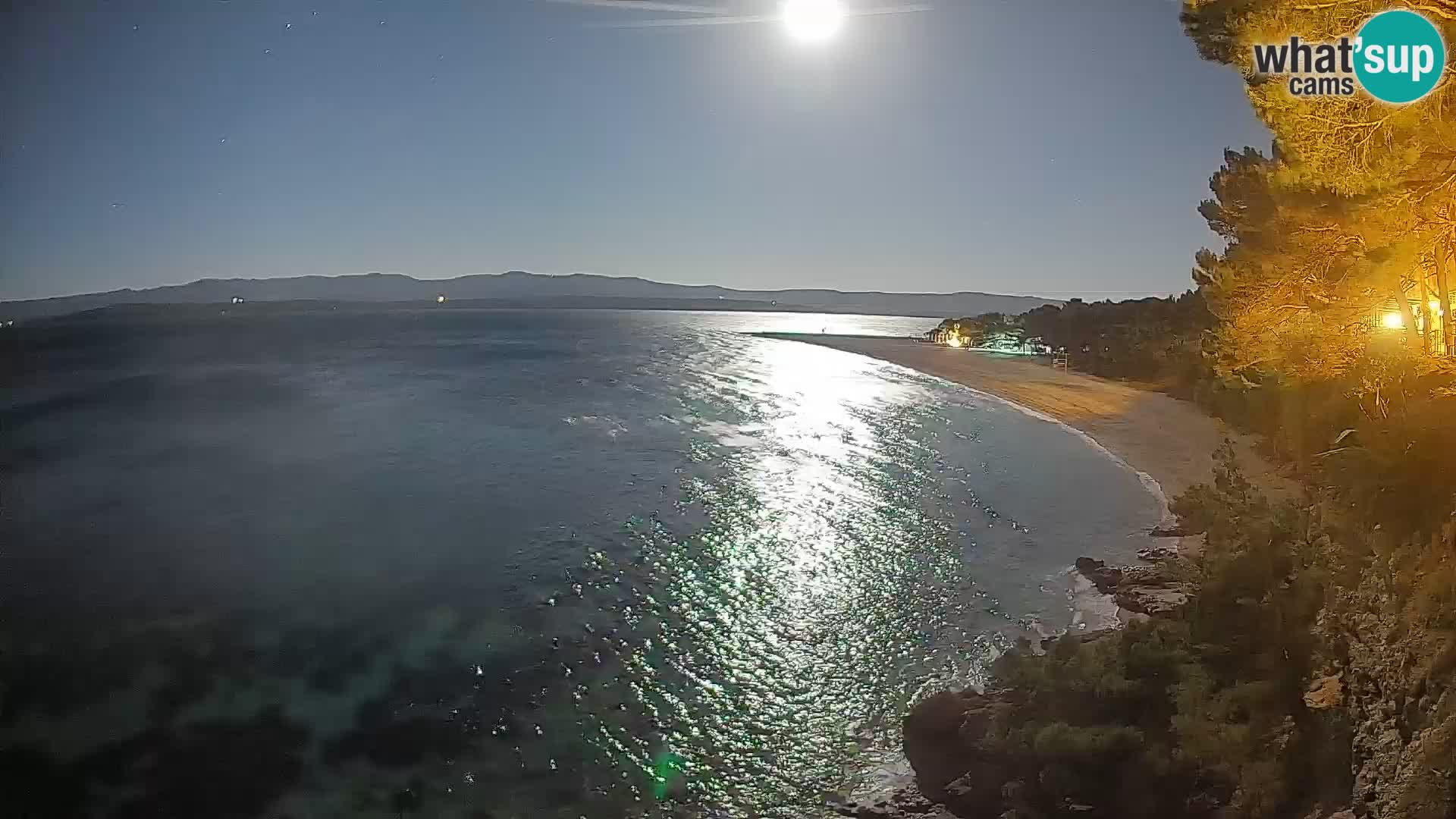 Webcam Zlatni Rat Bol – Liveblick vom berühmten Strand auf Brač