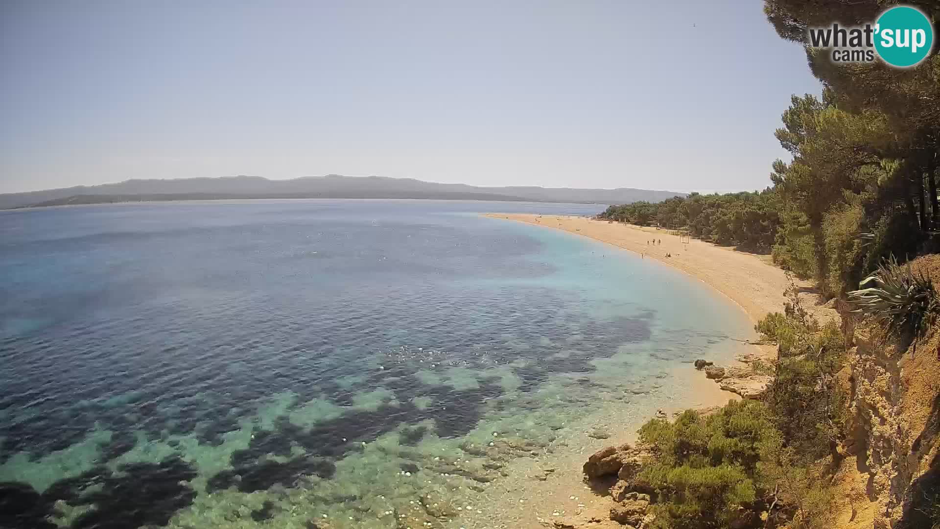 Web kamera Bol Zlatni Rat – Pogled uživo s otoka Brača