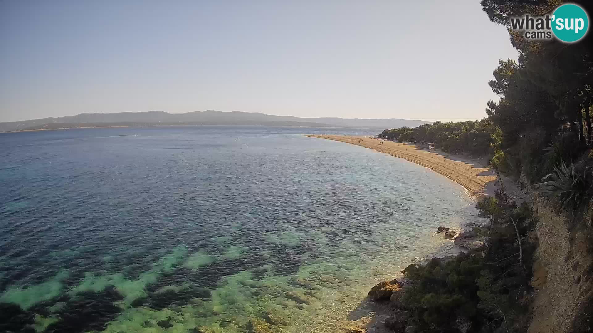 Web kamera Bol Zlatni Rat – Pogled uživo s otoka Brača