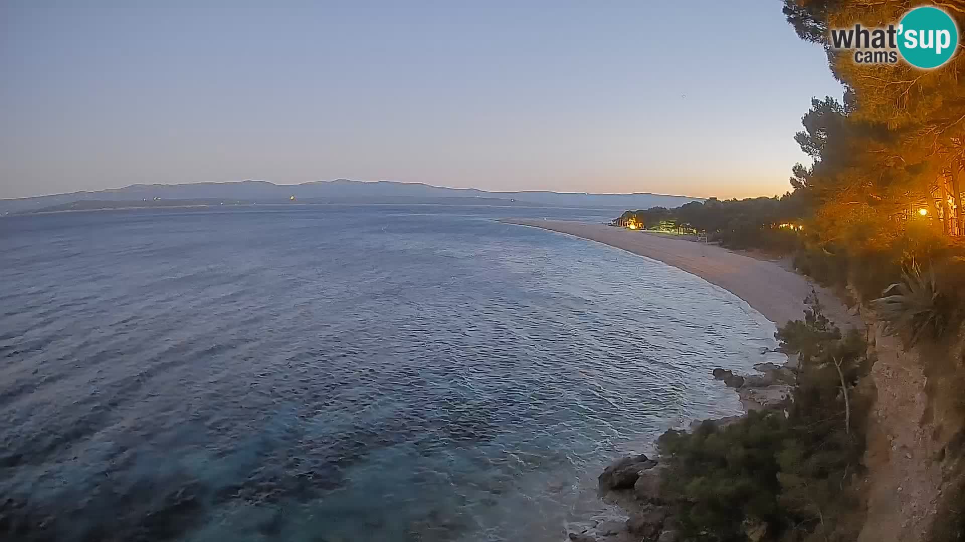 Webcam Zlatni Rat Bol – Liveblick vom berühmten Strand auf Brač