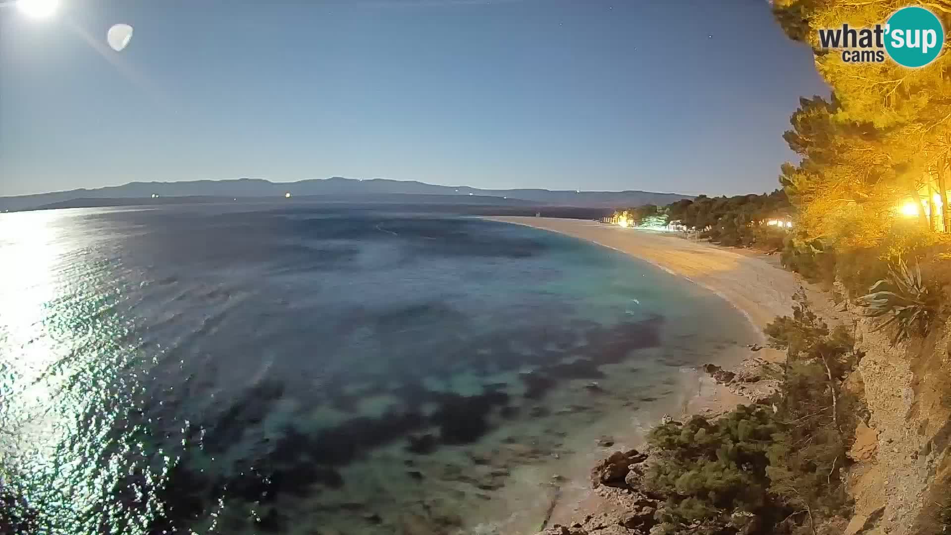 Webcam Zlatni Rat Bol – Liveblick vom berühmten Strand auf Brač