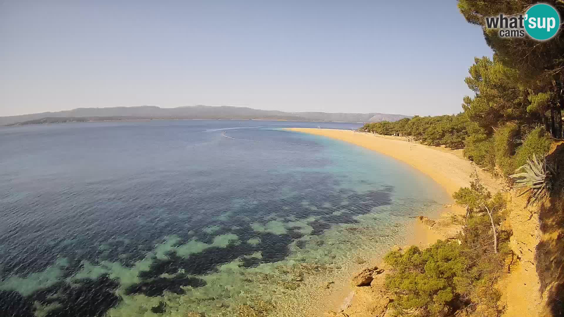Webcam Bol Zlatni Rat – Vue en direct depuis l’île de Brač
