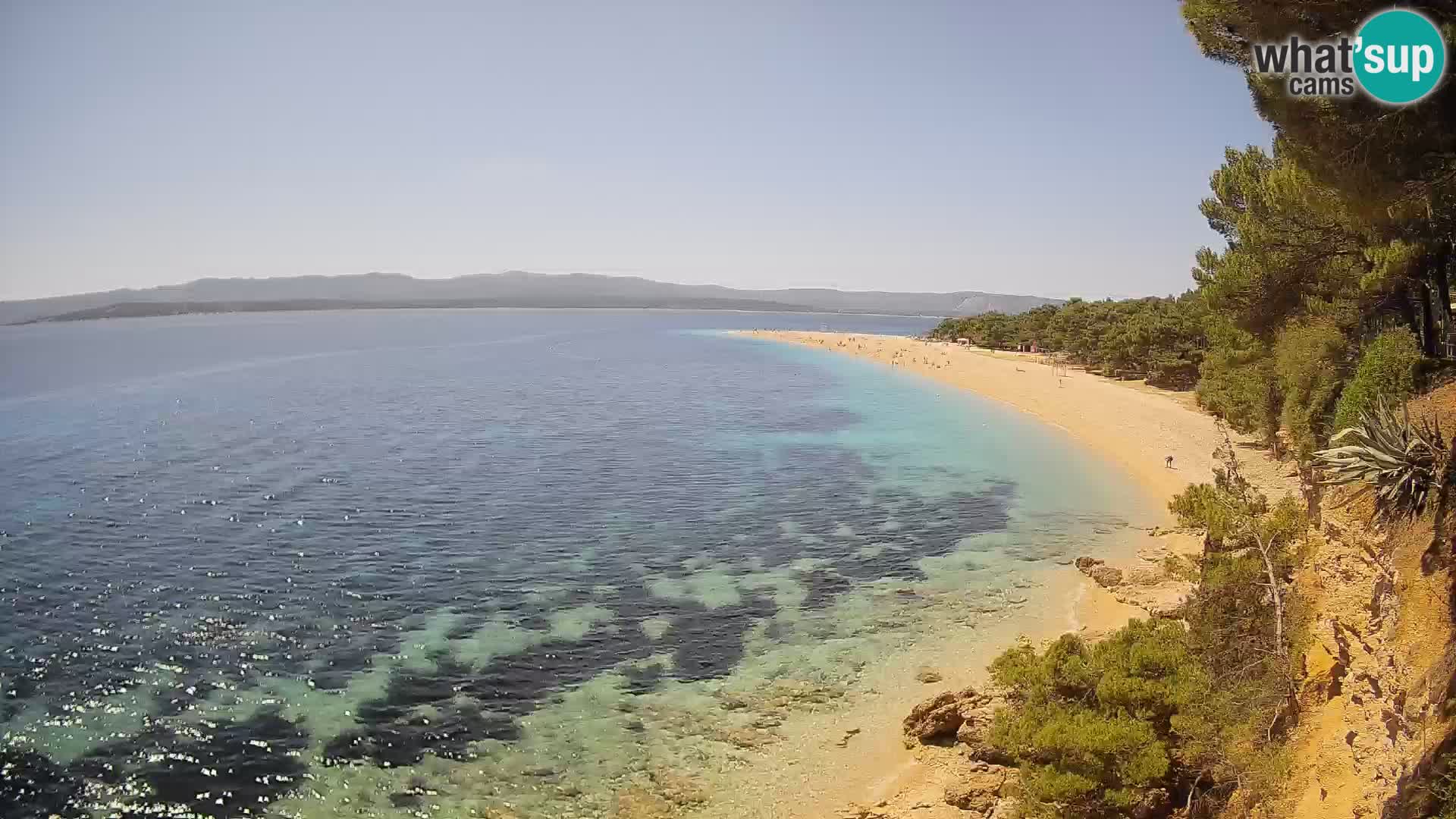 Web kamera Bol Zlatni Rat – Pogled uživo s otoka Brača