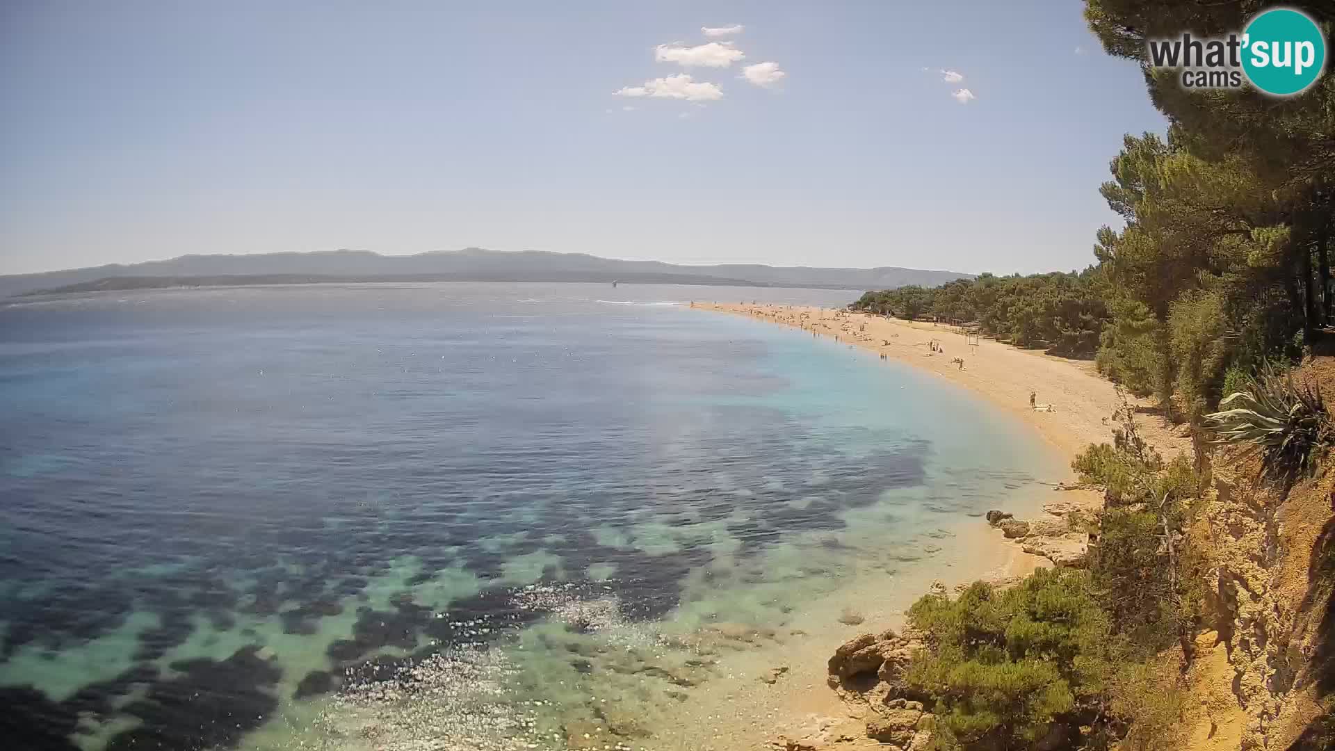 Web kamera Bol Zlatni Rat – Pogled uživo s otoka Brača