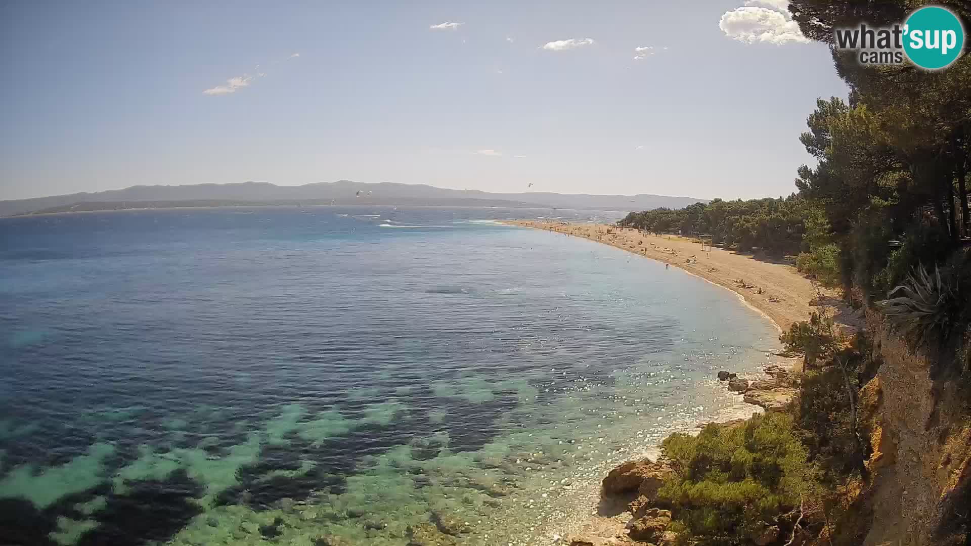 Webcam Bol Zlatni Rat – Live View from Brač Island