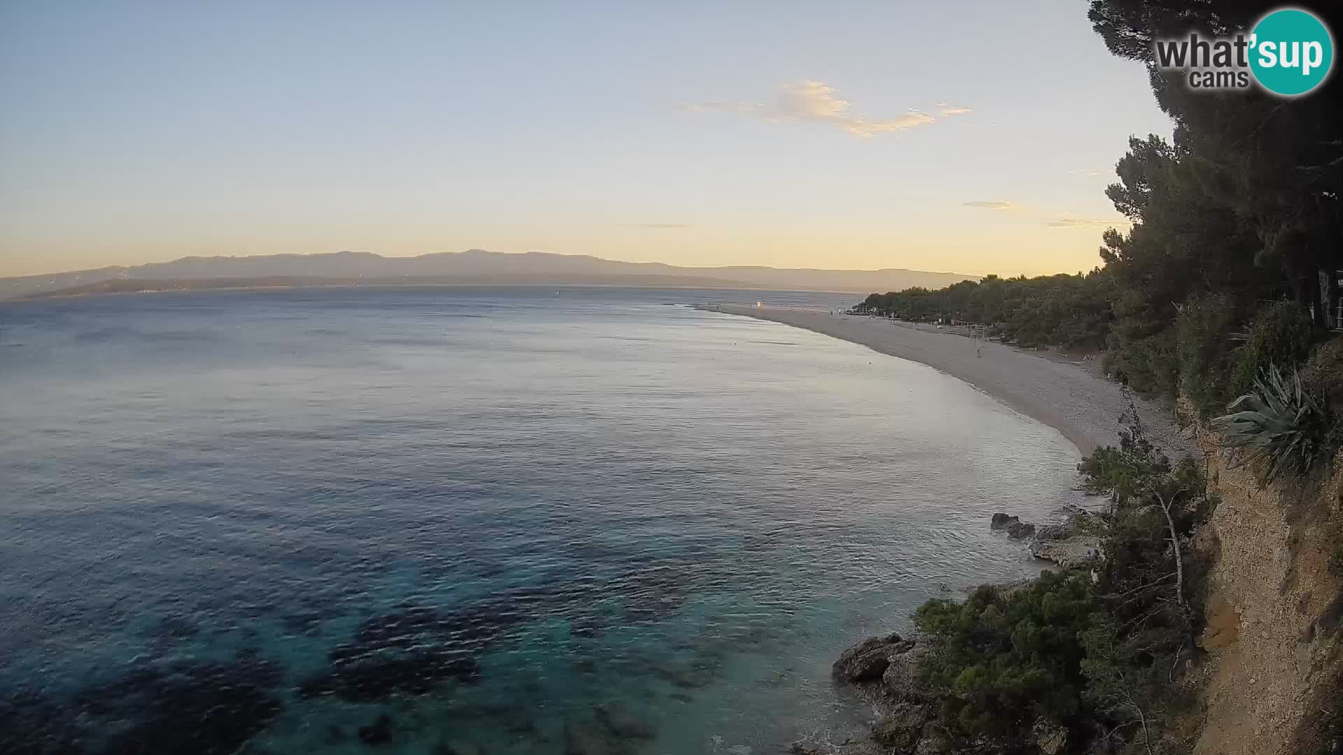 Webcam Zlatni Rat Bol – Liveblick vom berühmten Strand auf Brač