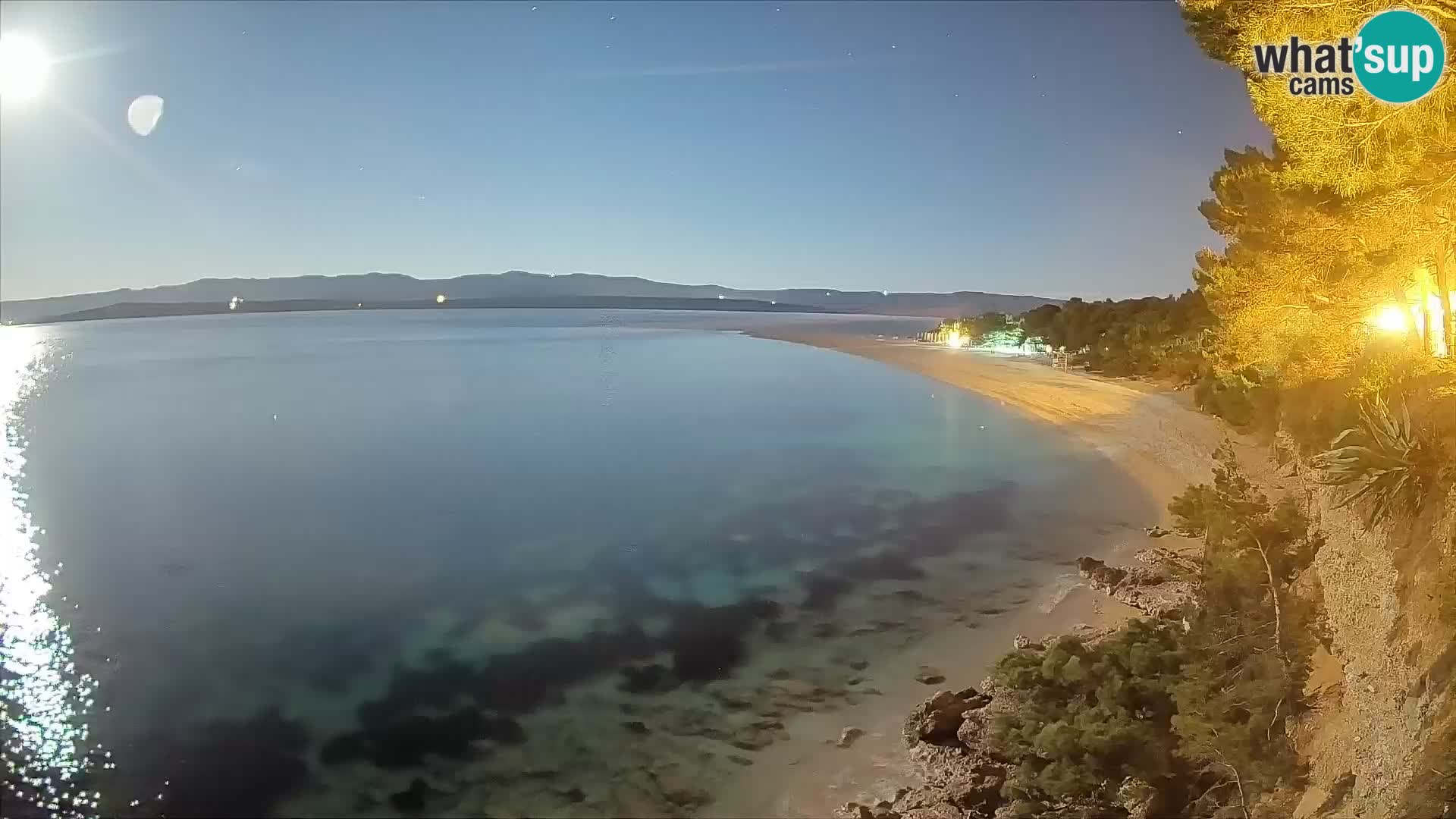 Webcam Bol Zlatni Rat – Vista en vivo desde la isla de Brač