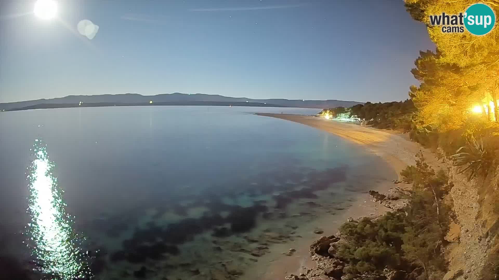 Webcam Bol Zlatni Rat – Vista en vivo desde la isla de Brač
