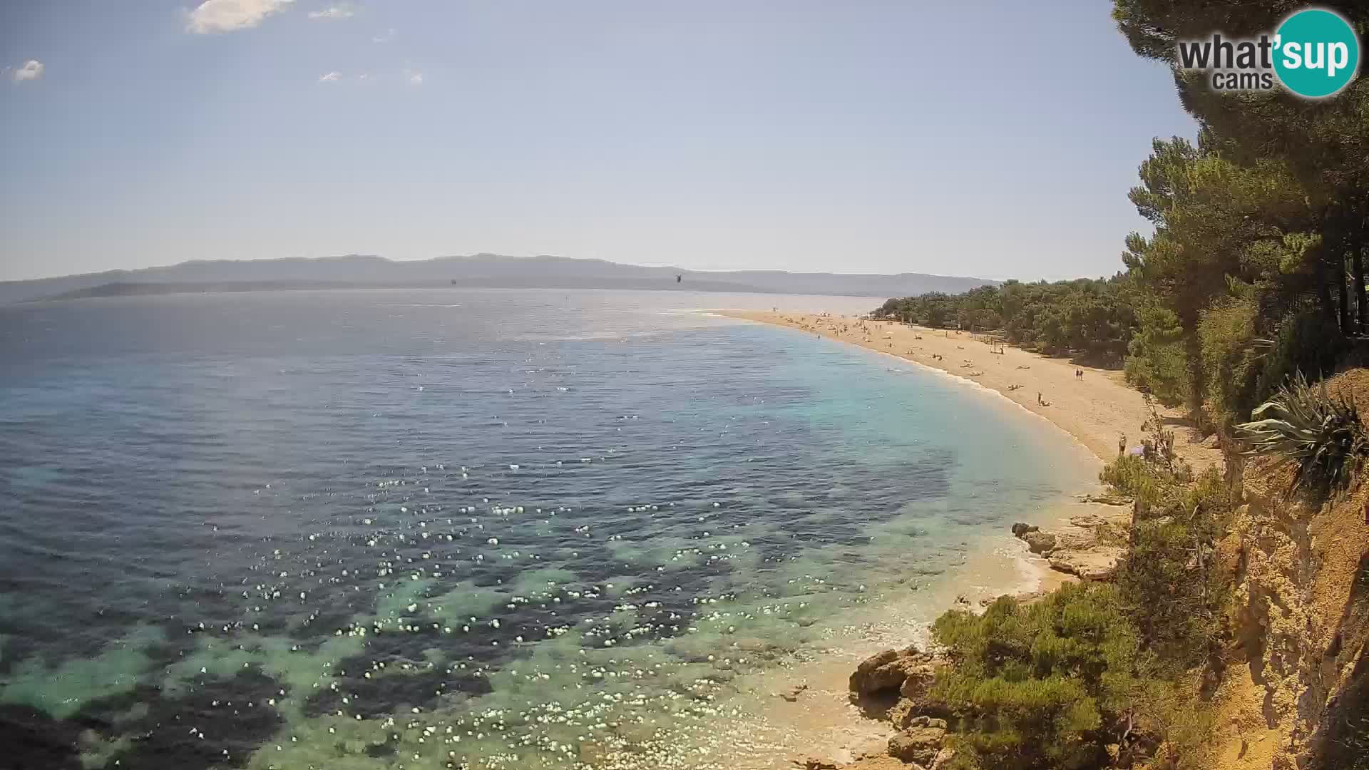 Webcam Bol Zlatni Rat – Vue en direct depuis l’île de Brač