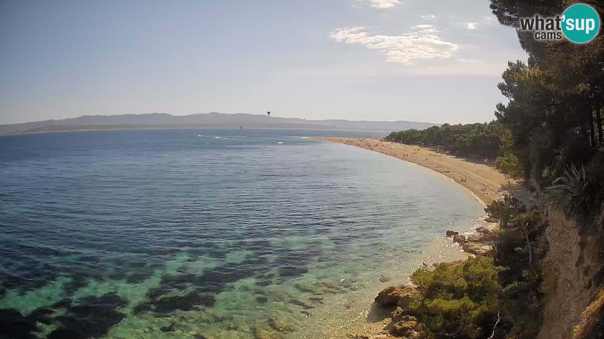 Webcam Bol Zlatni Rat – Vue en direct depuis l’île de Brač