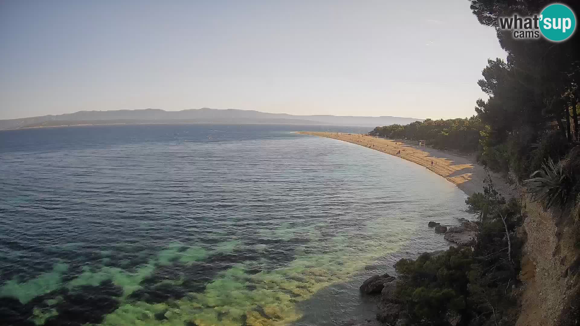 Web kamera Bol Zlatni Rat – Pogled uživo s otoka Brača
