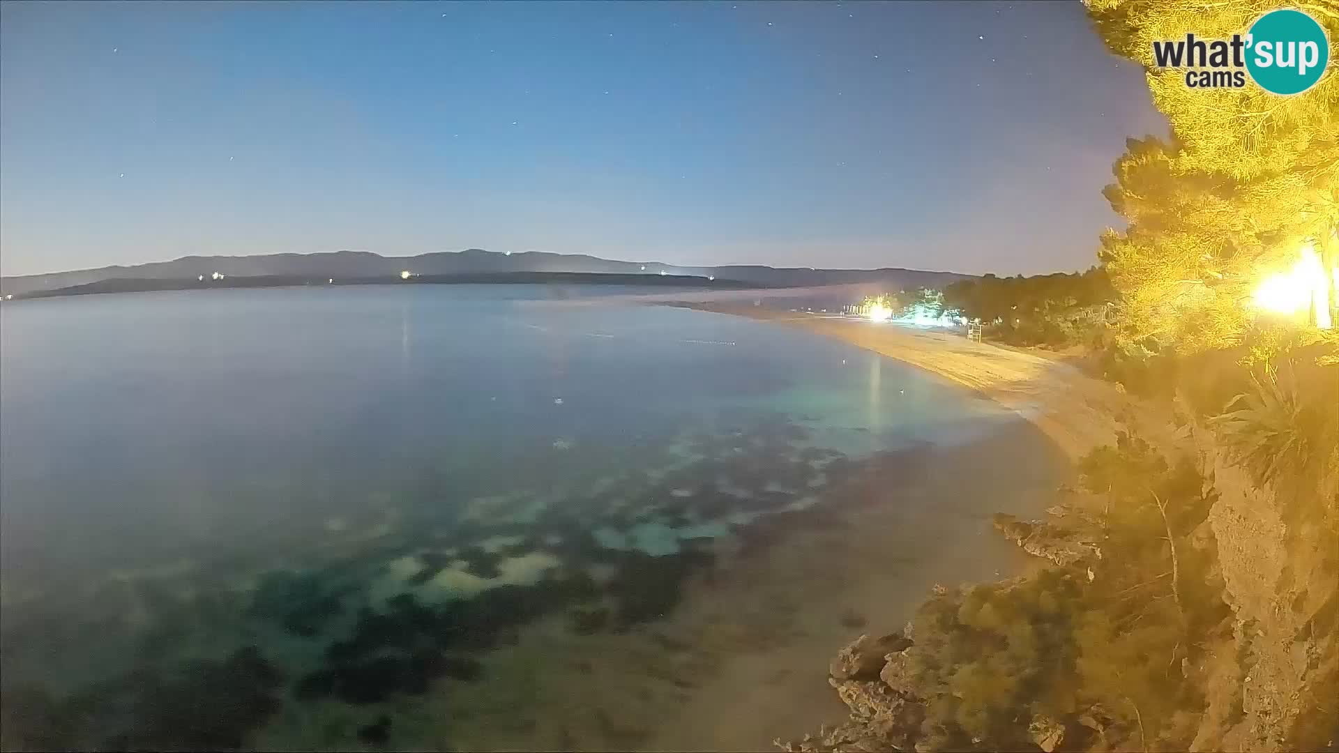 Webcam Zlatni Rat Bol – Liveblick vom berühmten Strand auf Brač