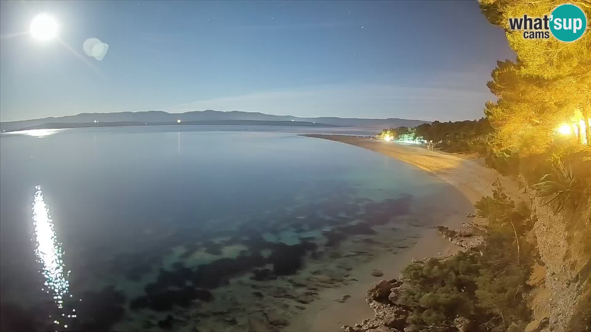 Webcam Bol Zlatni Rat – Vista en vivo desde la isla de Brač