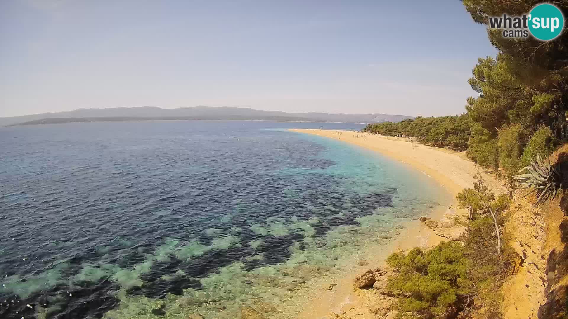 Web kamera Bol Zlatni Rat – Pogled uživo s otoka Brača