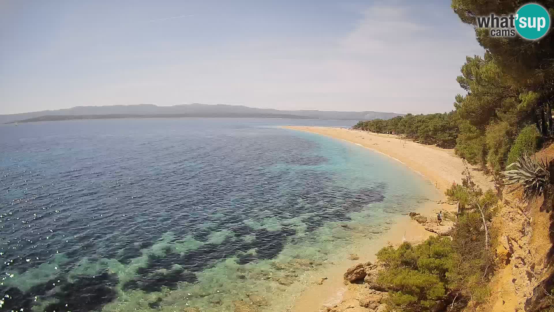 Web kamera Bol Zlatni Rat – Pogled uživo s otoka Brača