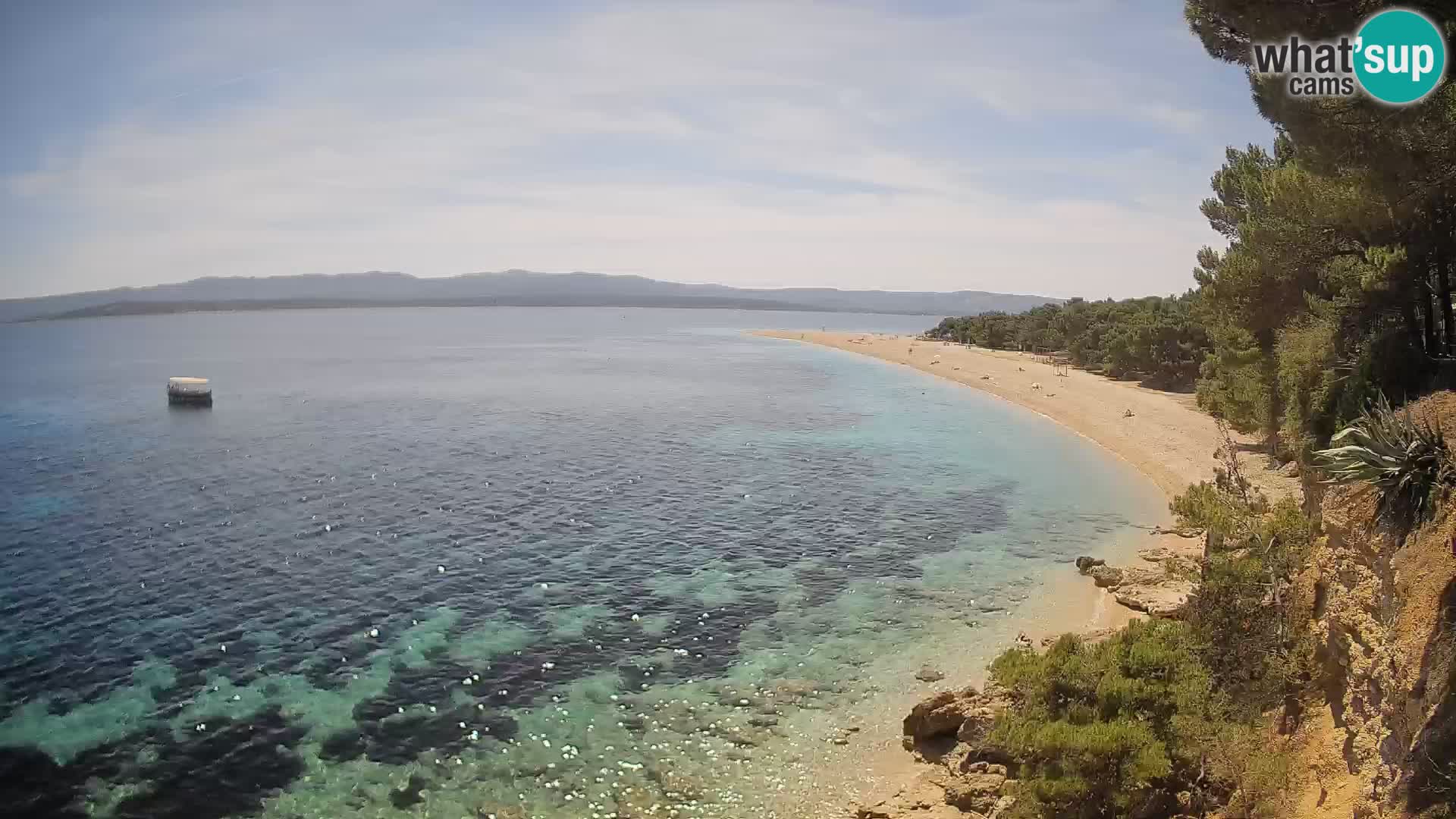 Web kamera Bol Zlatni Rat – Pogled uživo s otoka Brača