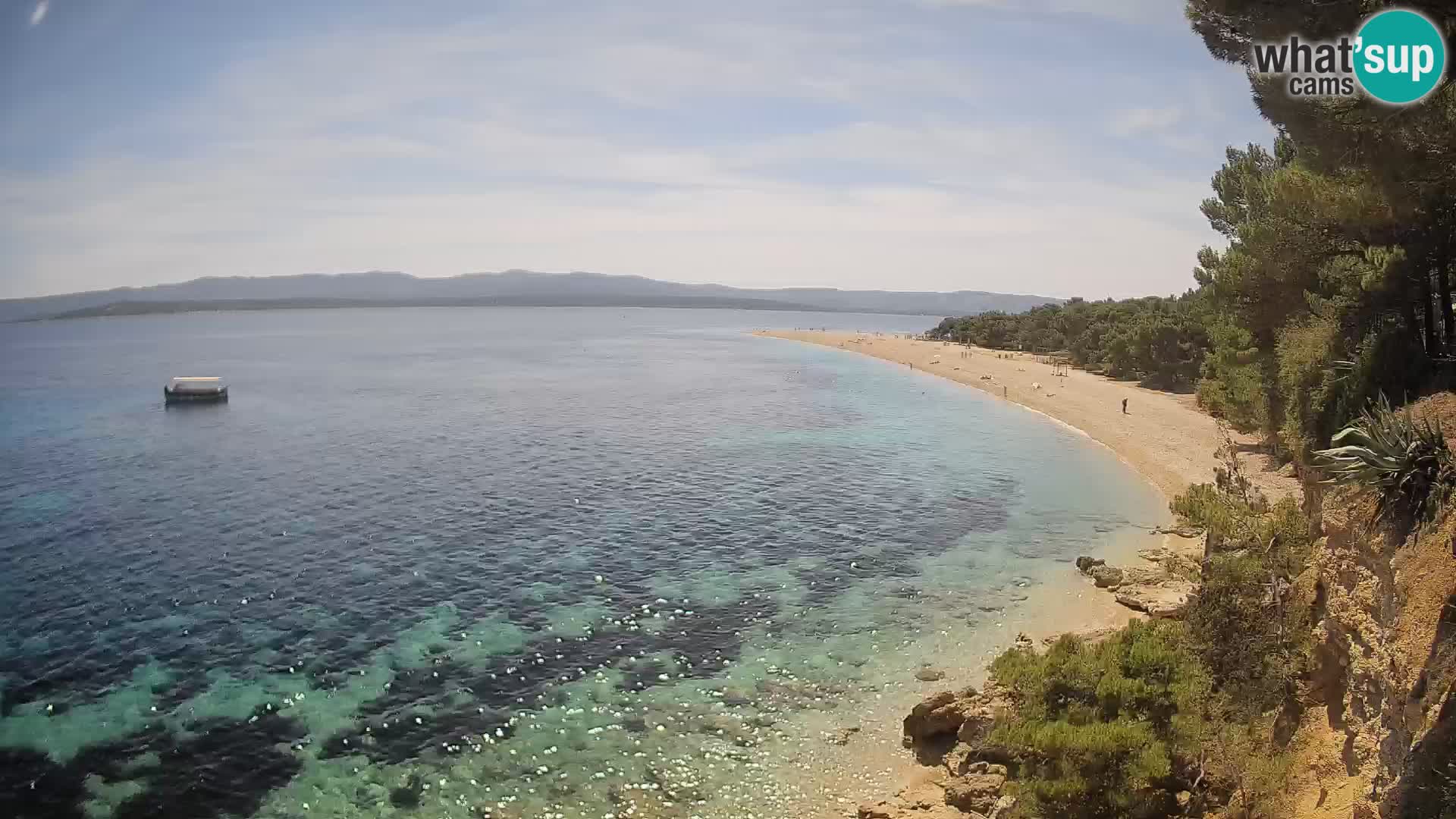 Webcam Bol Zlatni Rat – Vue en direct depuis l’île de Brač