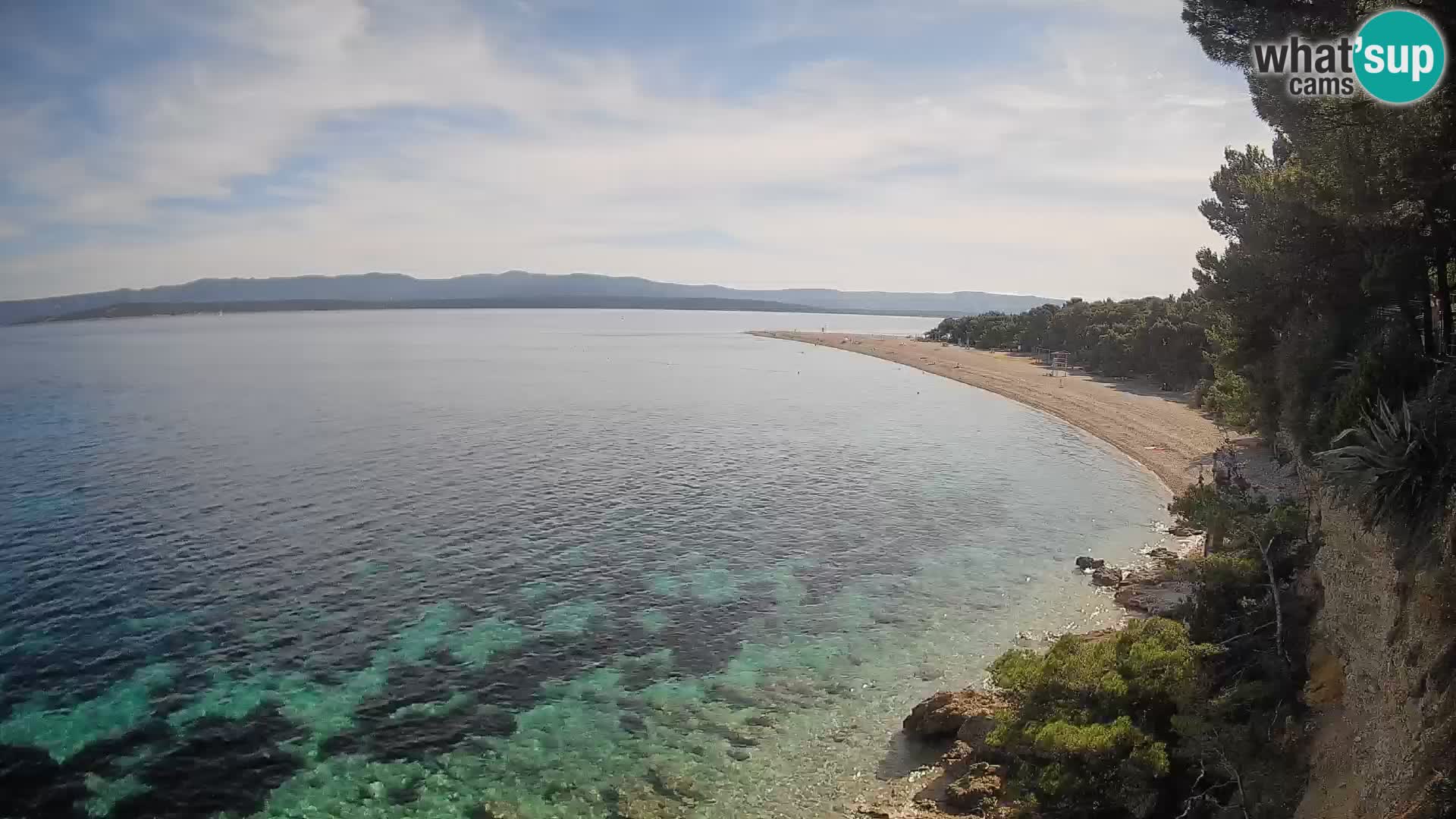 Webcam Bol Zlatni Rat – Vue en direct depuis l’île de Brač
