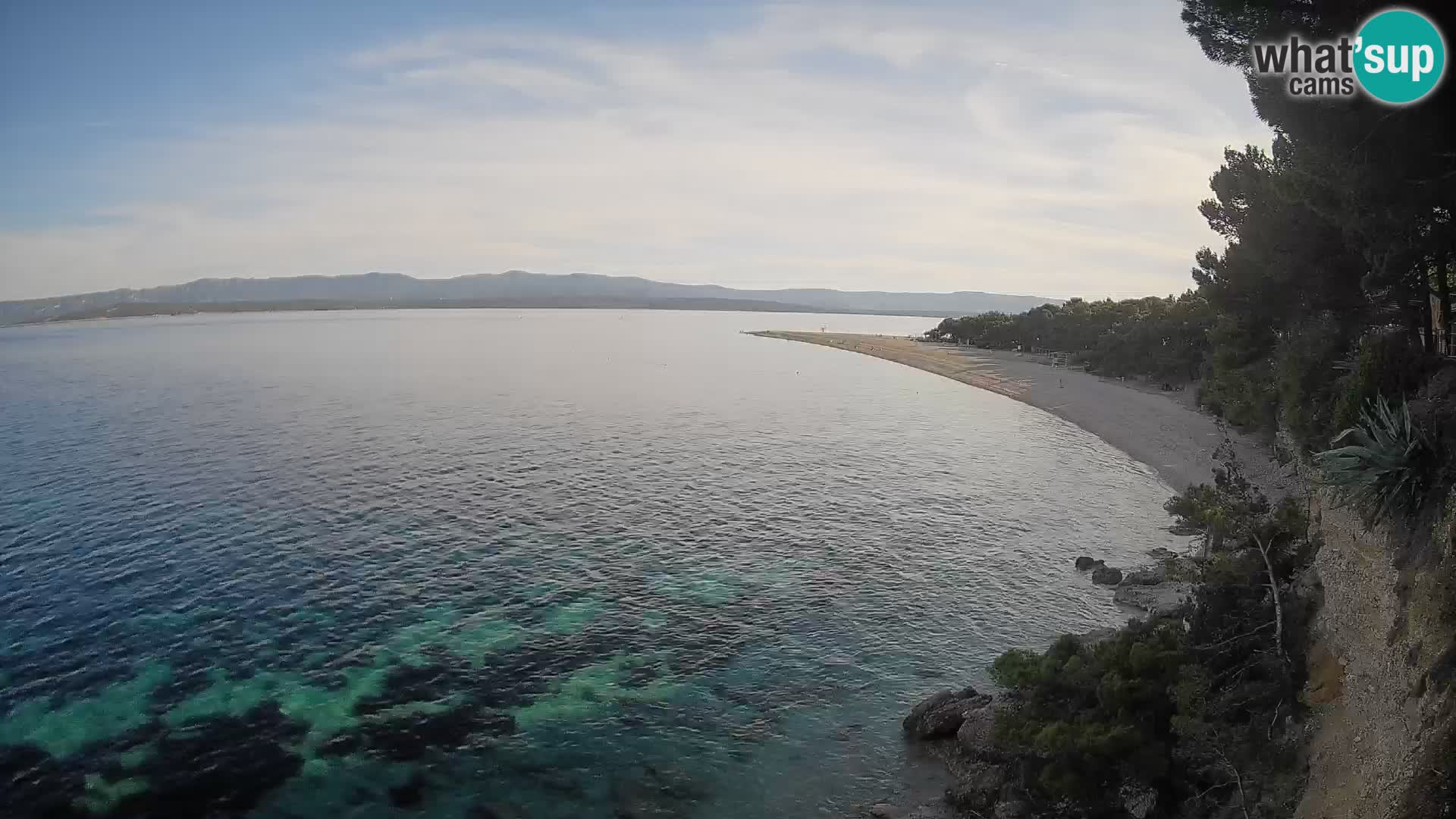 Web kamera Bol Zlatni Rat – Pogled uživo s otoka Brača