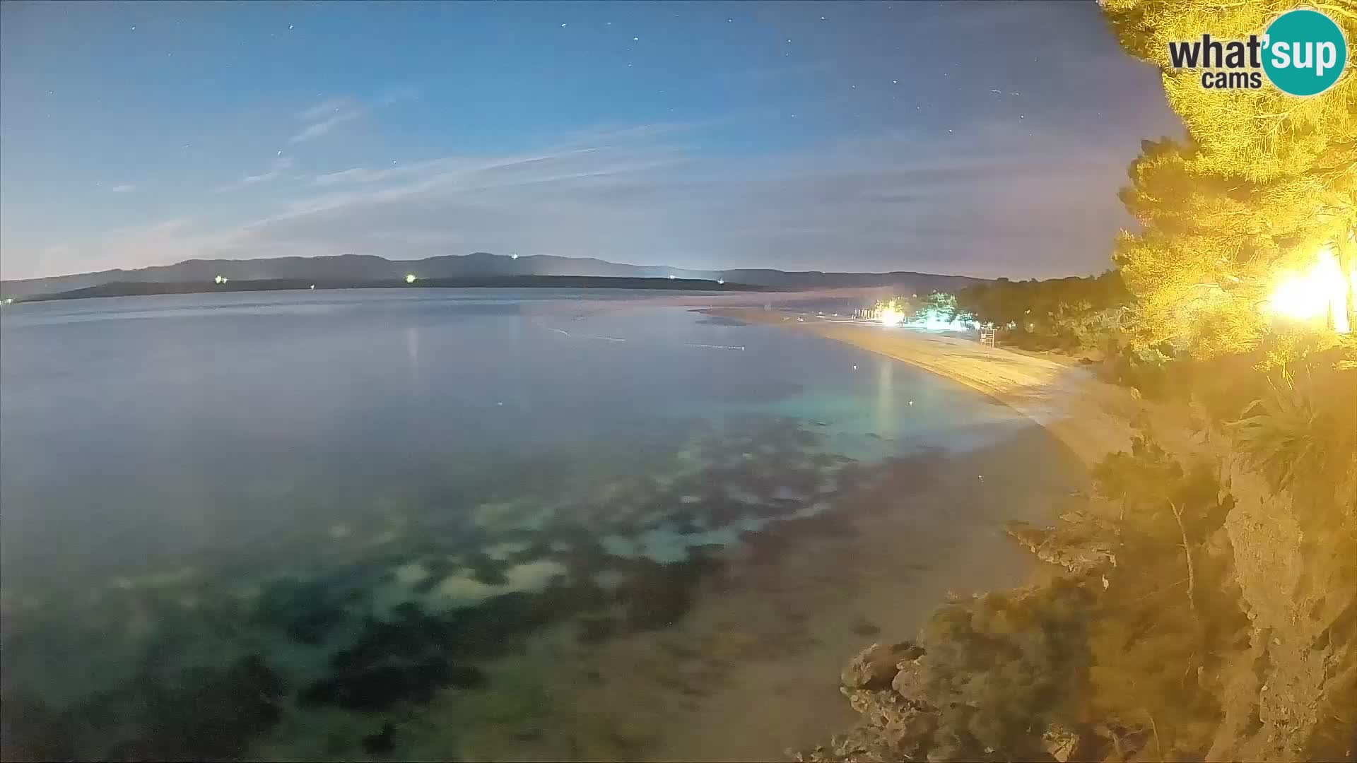 Webcam Zlatni Rat Bol – Liveblick vom berühmten Strand auf Brač