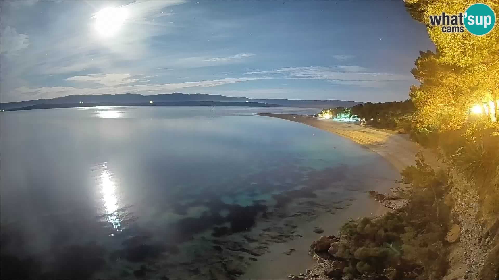 Webcam Bol Zlatni Rat – Vista en vivo desde la isla de Brač