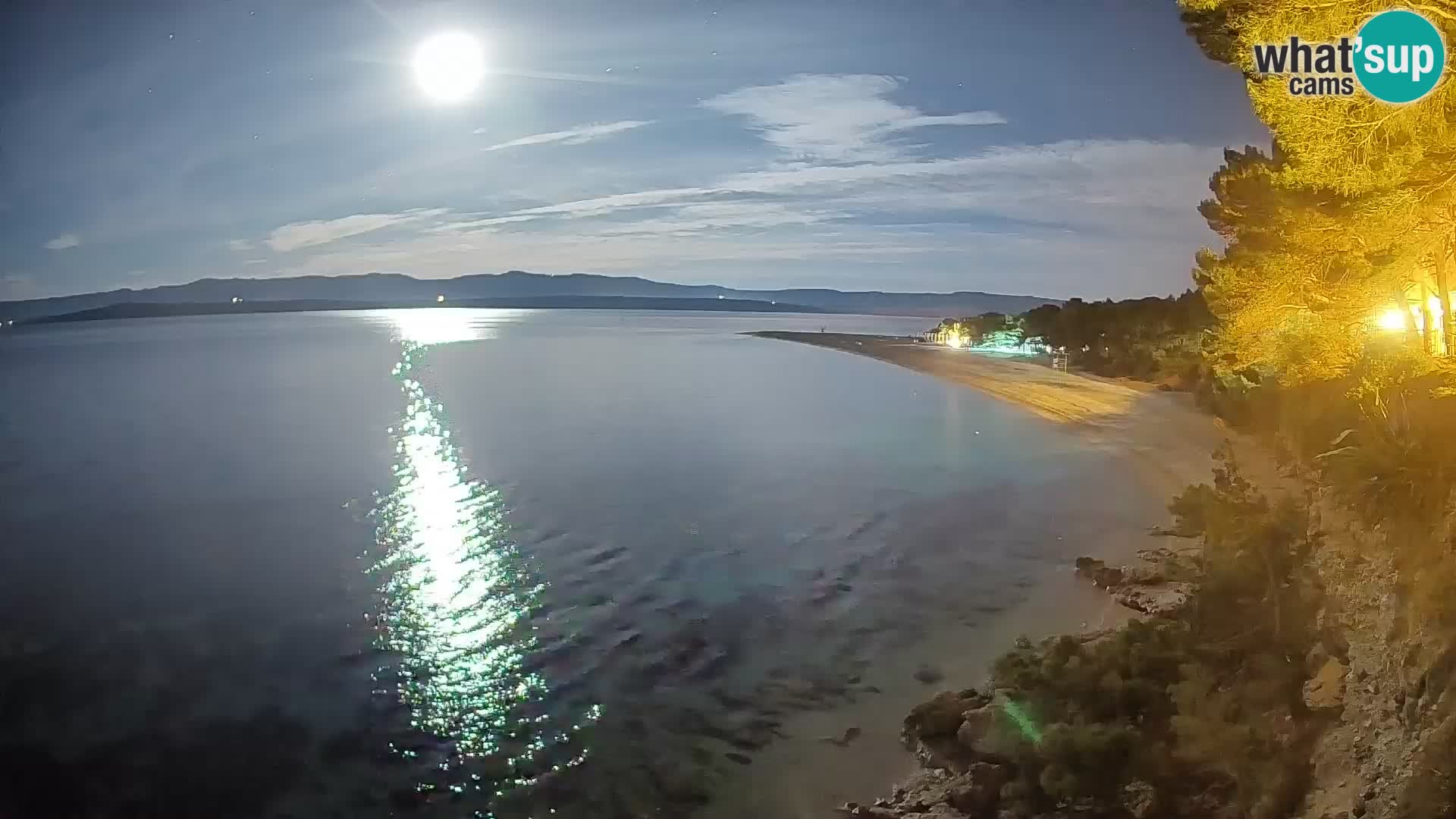 Webcam Zlatni Rat Bol – Liveblick vom berühmten Strand auf Brač