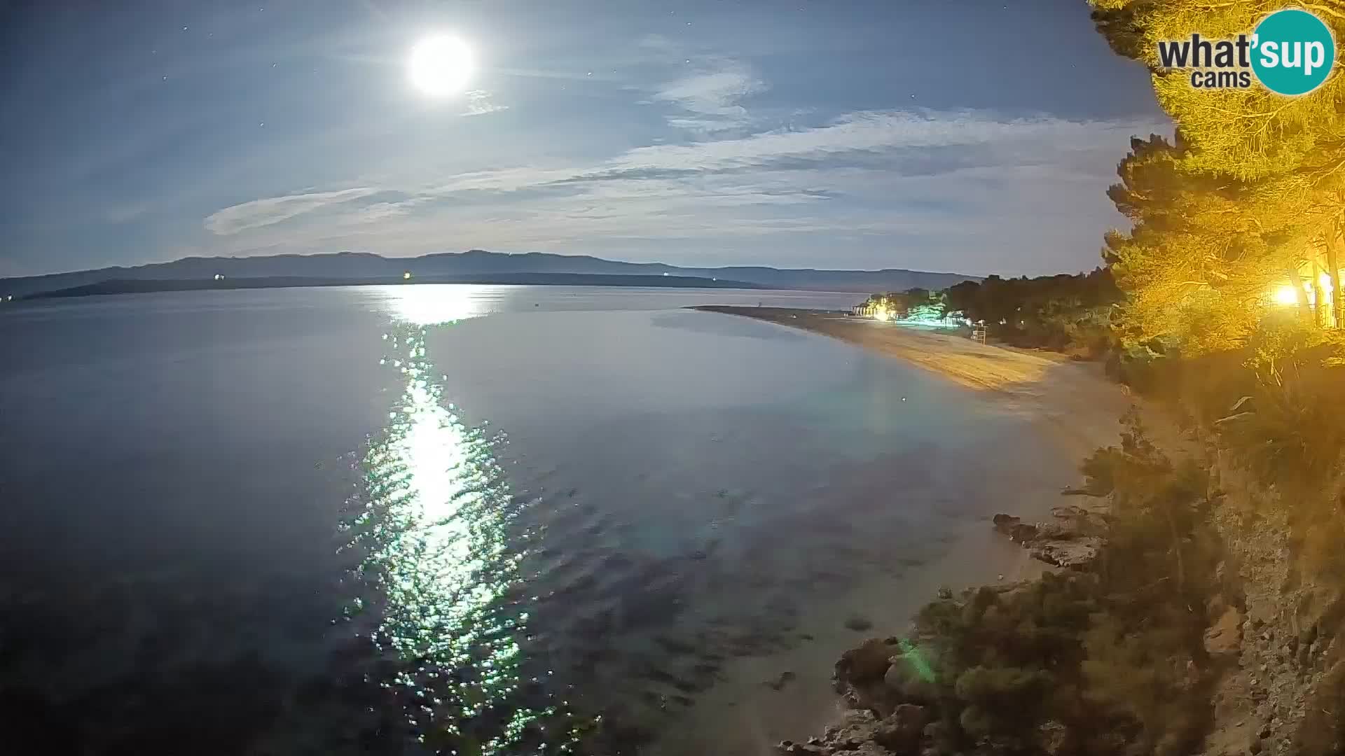 Webcam Bol Zlatni Rat – Vista en vivo desde la isla de Brač