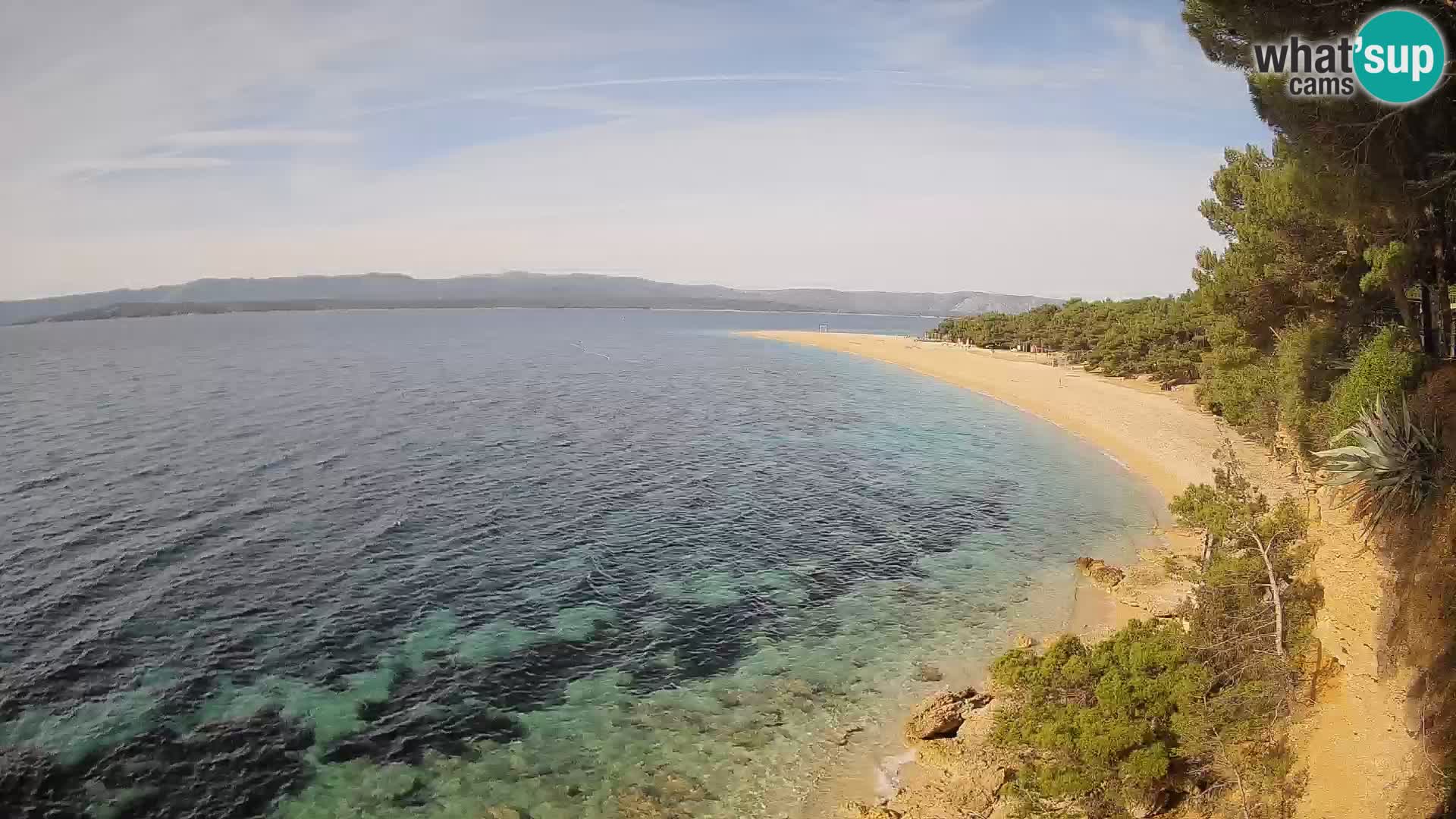Webcam Bol Zlatni Rat – Vue en direct depuis l’île de Brač