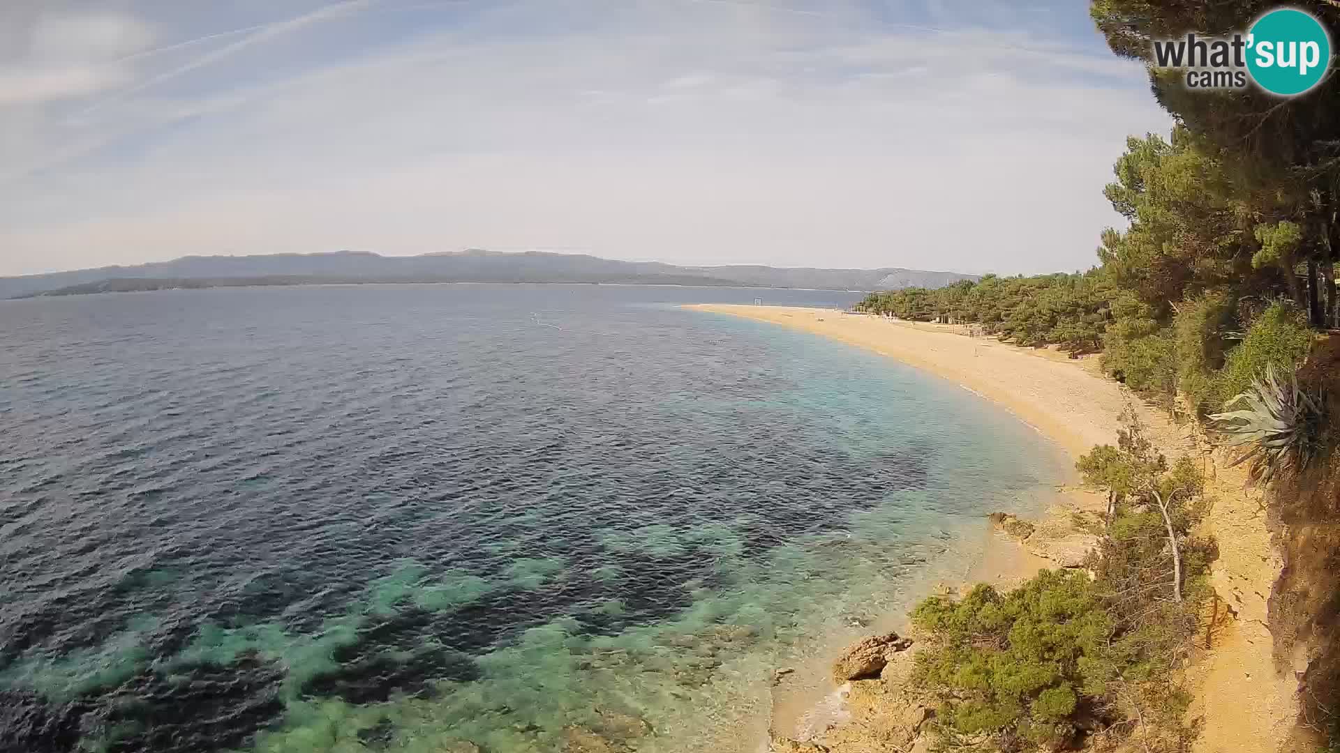 Webcam Bol Zlatni Rat – Vue en direct depuis l’île de Brač
