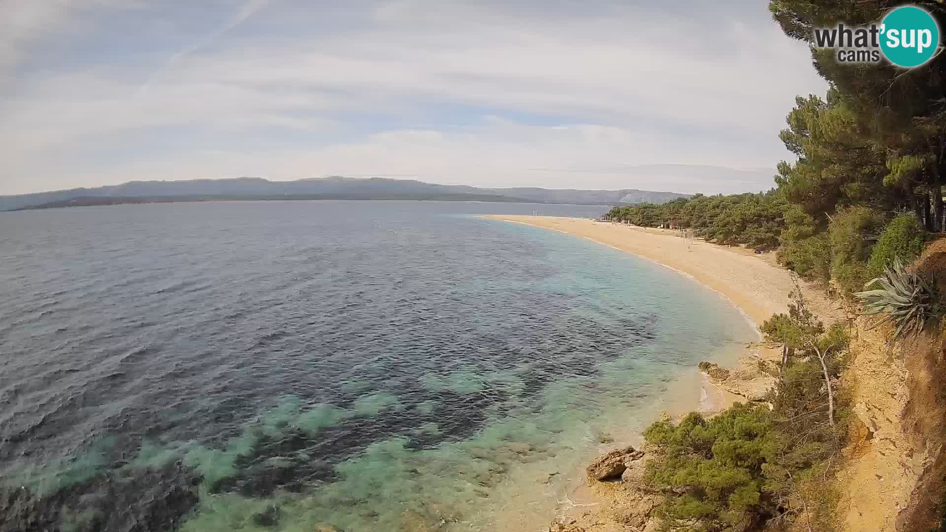 Webcam Bol Zlatni Rat – Vue en direct depuis l’île de Brač