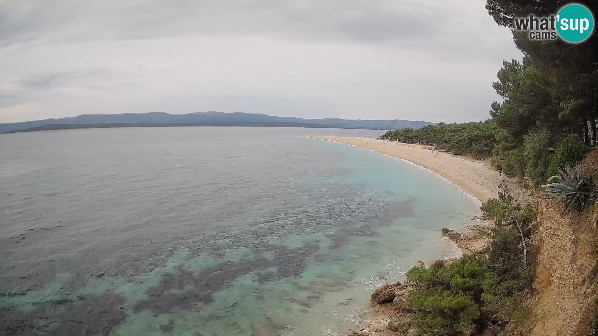 Web kamera Bol Zlatni Rat – Pogled uživo s otoka Brača