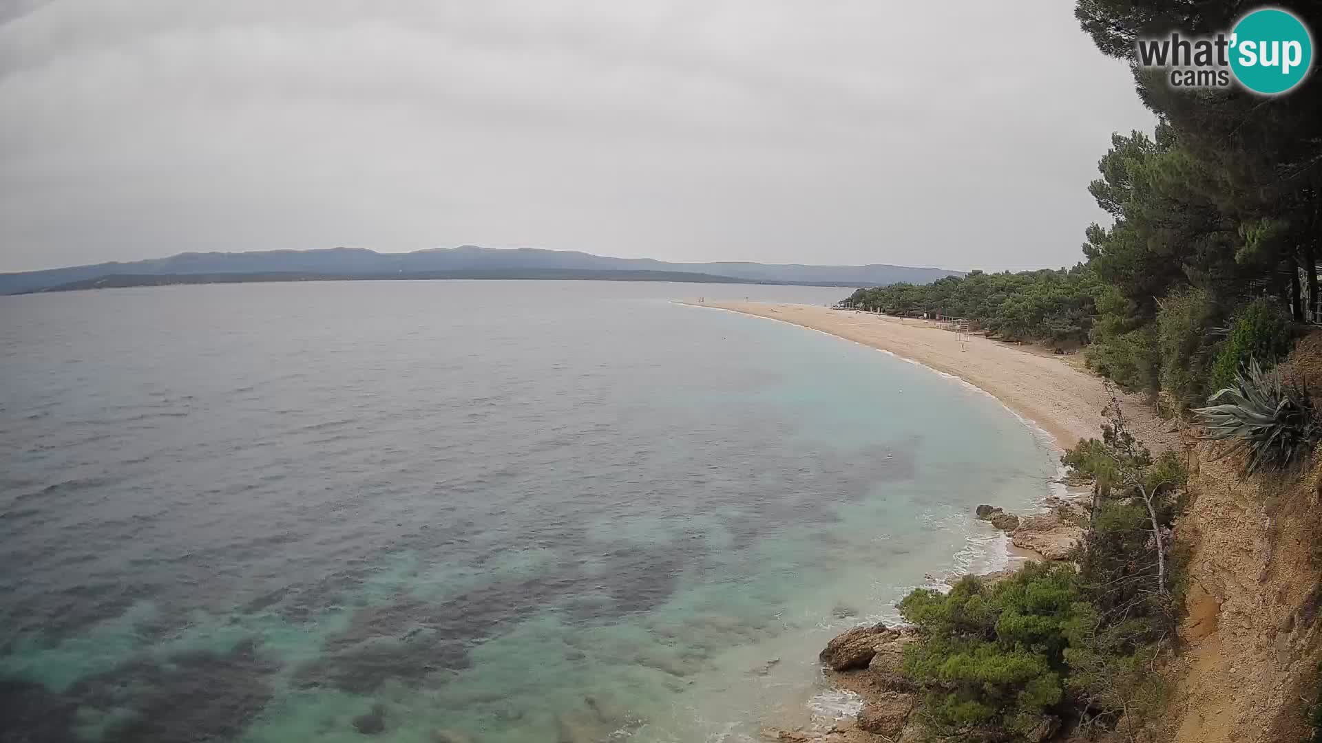 Webcam Bol Zlatni Rat – Vue en direct depuis l’île de Brač