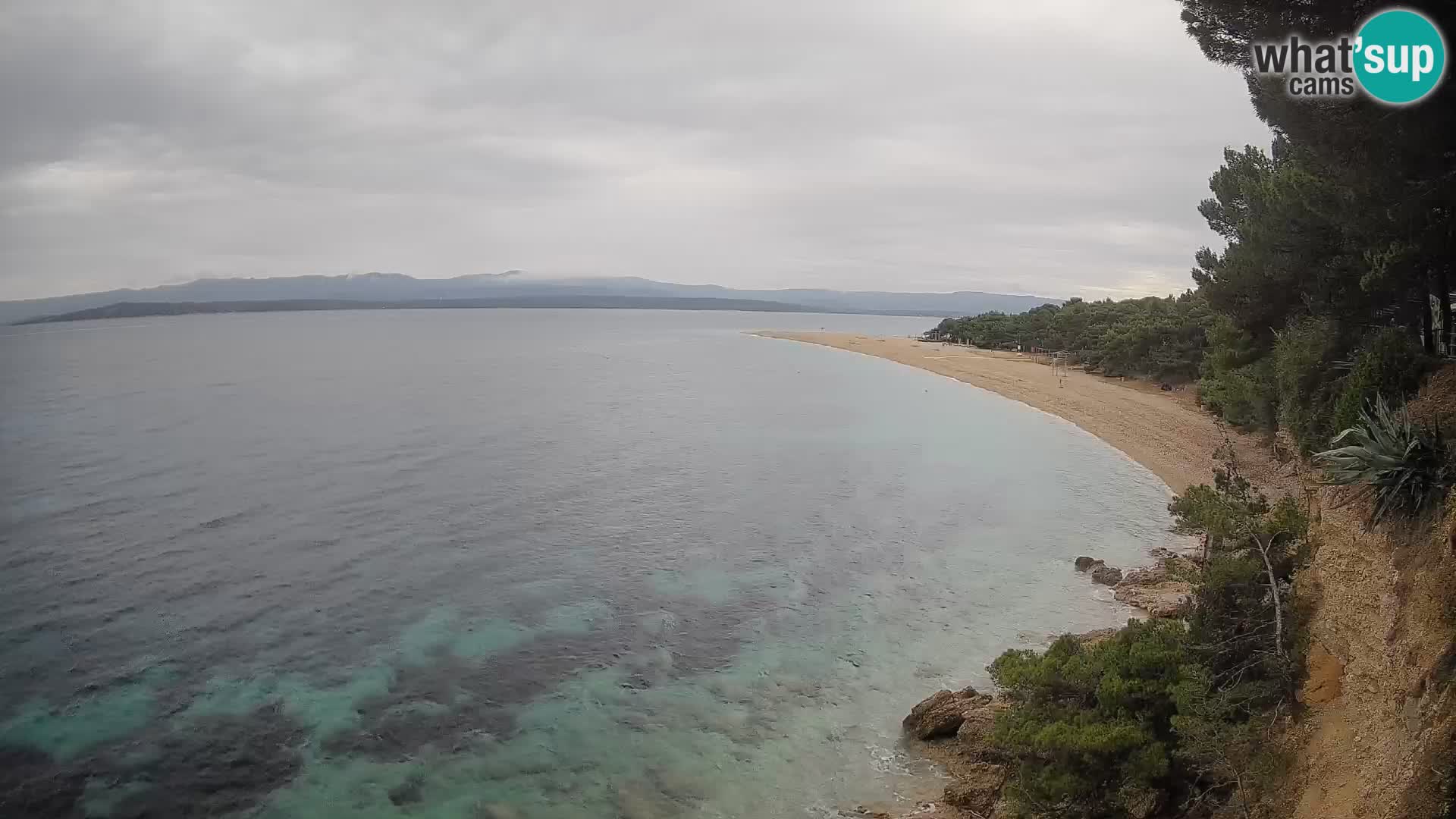 Webcam Bol Zlatni Rat – Vue en direct depuis l’île de Brač