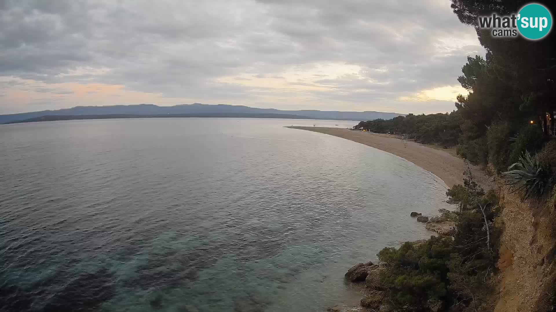 Webcam Zlatni Rat Bol – Liveblick vom berühmten Strand auf Brač