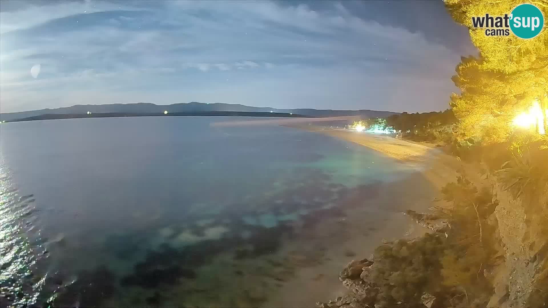 Webcam Bol Zlatni Rat – Vista en vivo desde la isla de Brač