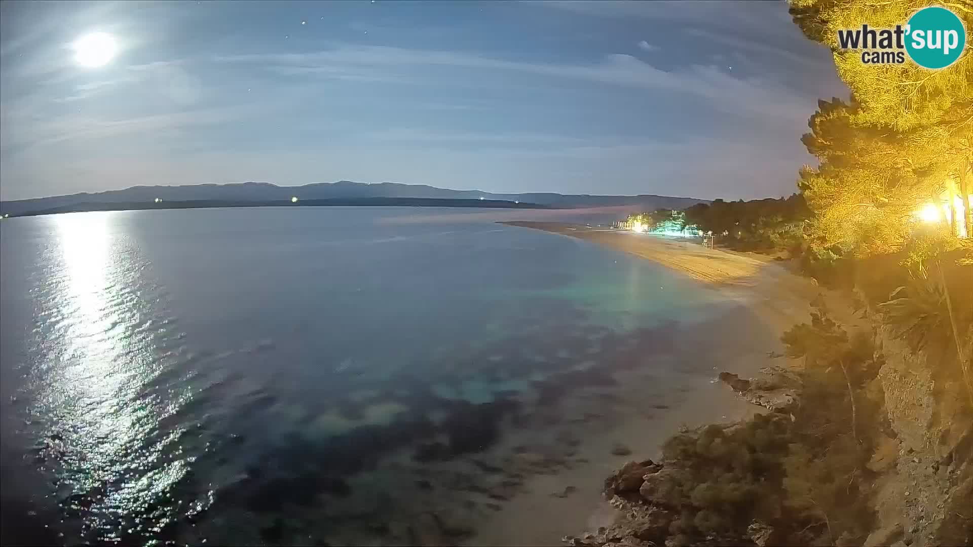 Webcam Zlatni Rat Bol – Liveblick vom berühmten Strand auf Brač