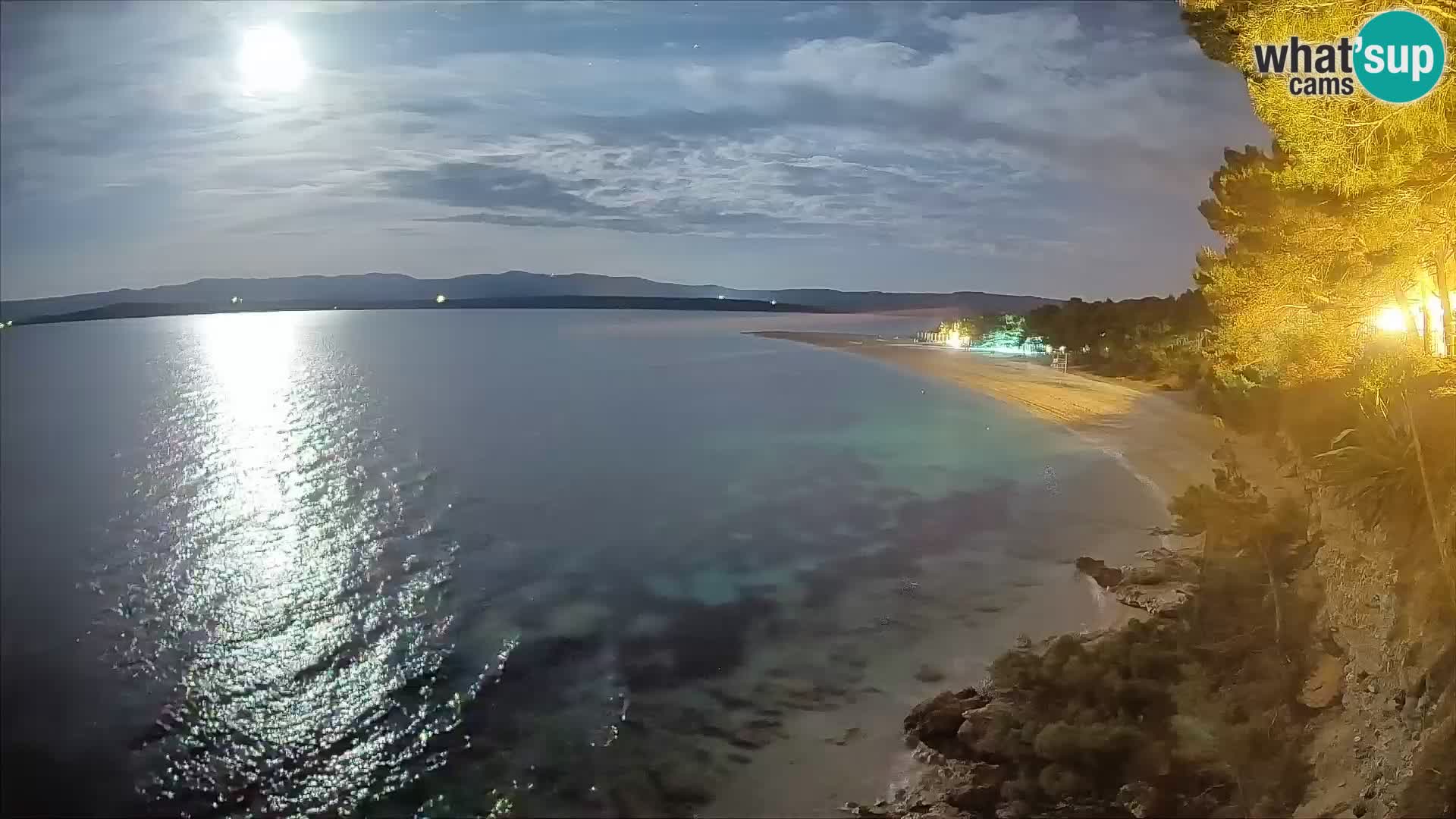 Webcam Bol Zlatni Rat – Vista en vivo desde la isla de Brač