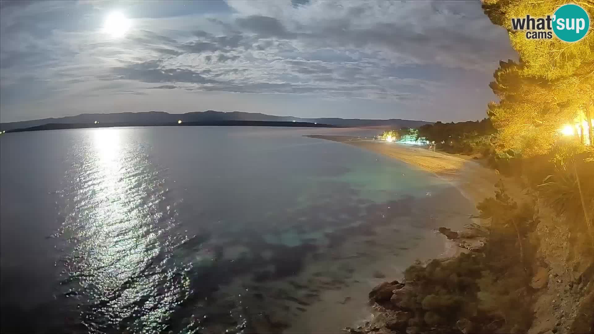 Webcam Bol Zlatni Rat – Vista en vivo desde la isla de Brač