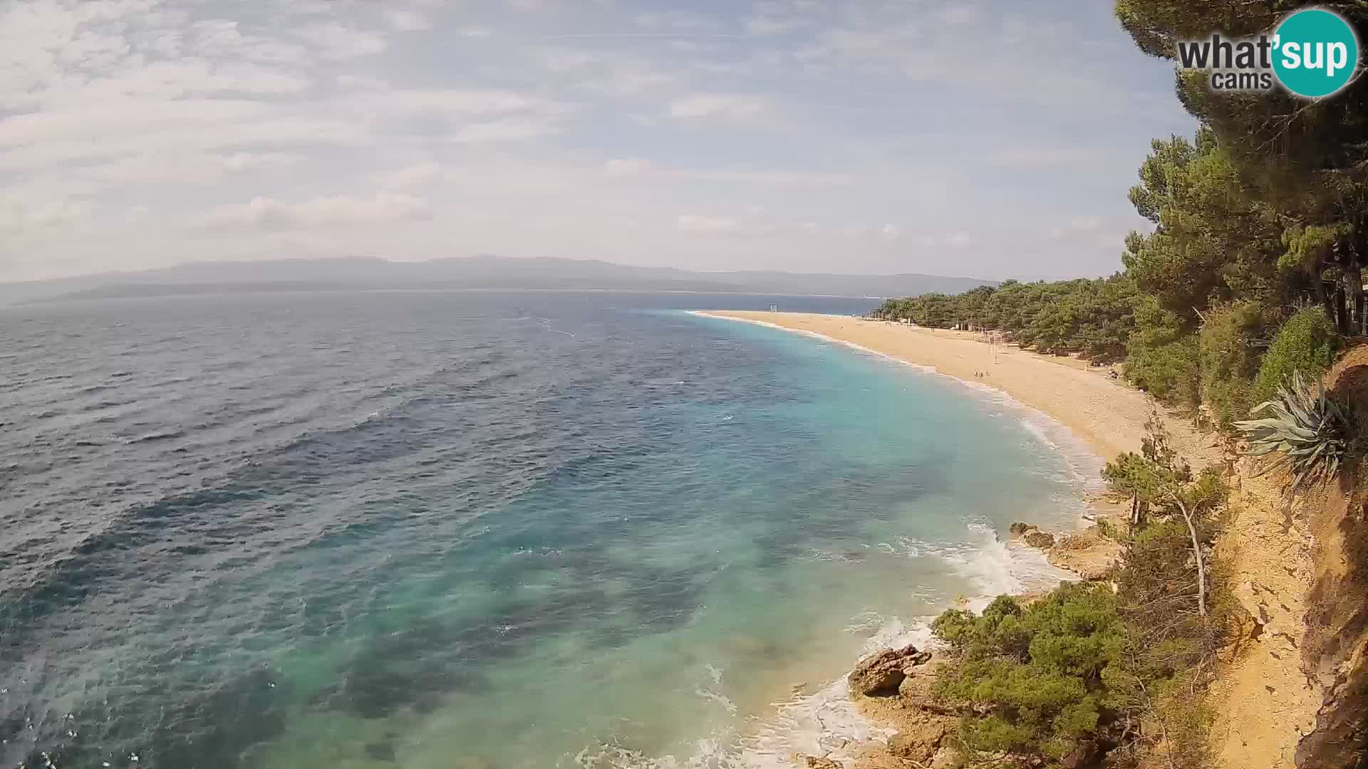 Webcam Bol Zlatni Rat – Vue en direct depuis l’île de Brač
