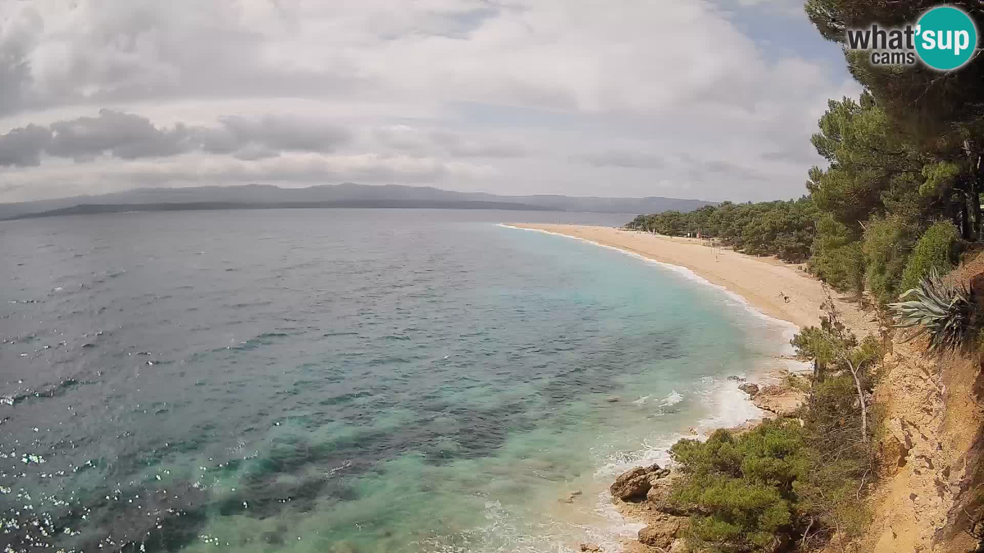 Webcam Bol Zlatni Rat – Vue en direct depuis l’île de Brač